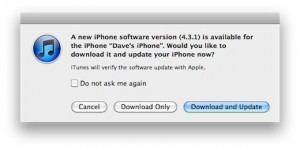 Apple iOS 4.3.1
