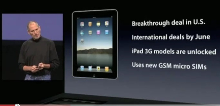 Apple iPad 2 Steve Jobs