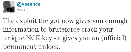 NCK bruteforce Veeence iPhone unlock