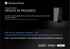 Windows Phone 7 Nodo Update