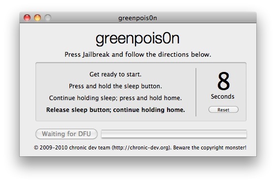 greenpois0nMacJailbreakios4 jailbreak tool mac